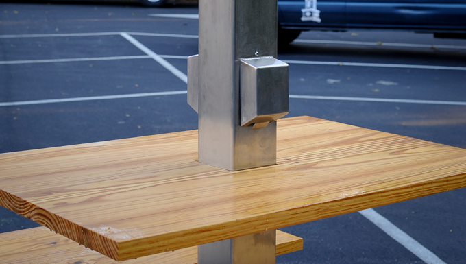 ConnecTable Solar Table Charging Station | Café Prototype Project