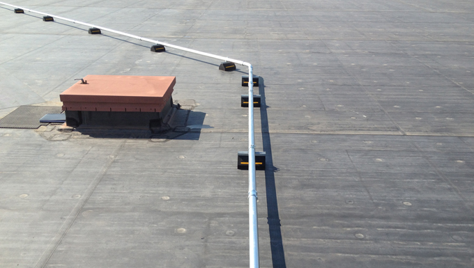 Negri Bossi North America SolarDock Ballasted Roof Mounted Solar Photovoltaic Project